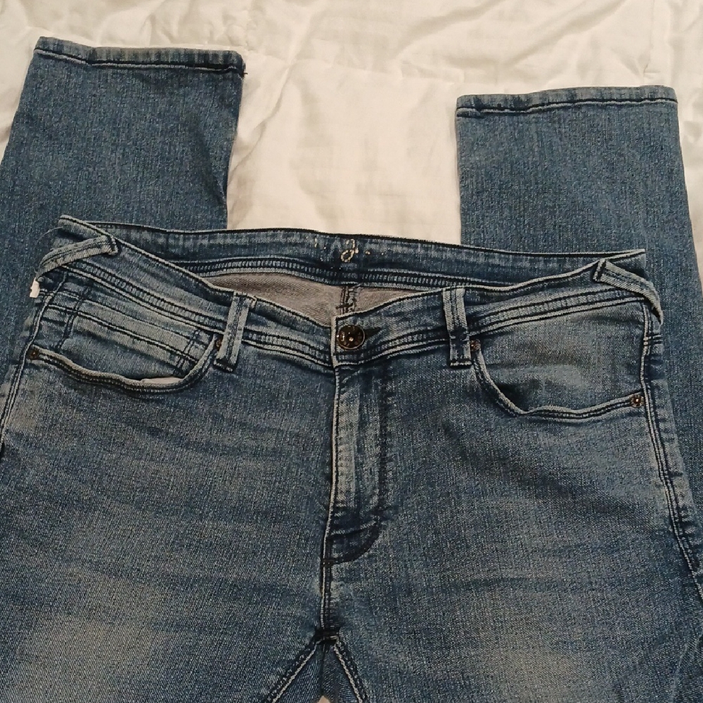 4/$50 Pepe Jeans Blue Straight Denim with Classic Twill Weave